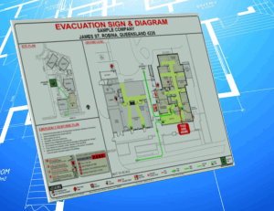 evacuation diagram