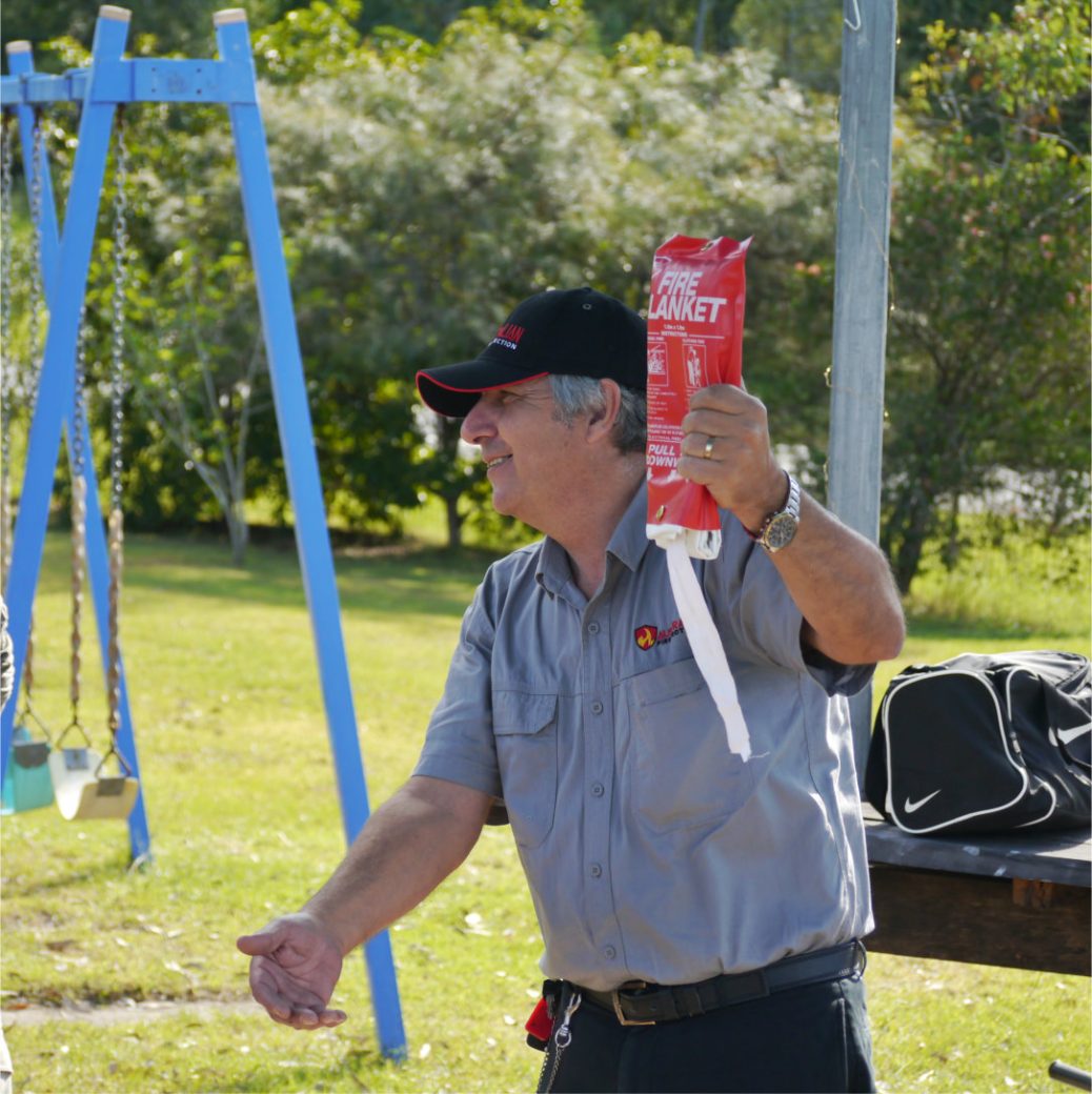fire extinguisher and fire blanket training brisbane