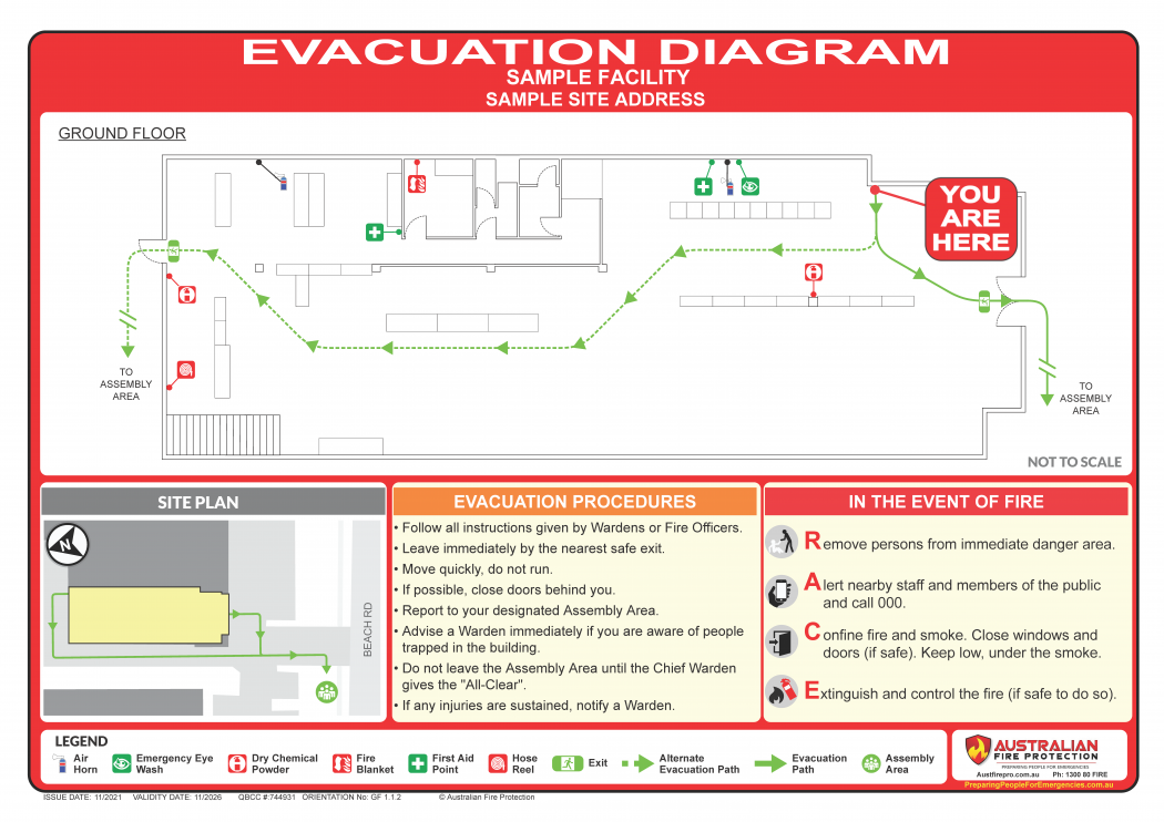 Evacuation Diagram-min Fire Evacuation Diagram