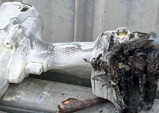 Power tool Fire lithium ion powertool battery fire